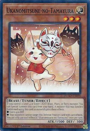 Ukanomitsune-no-Tamayura [DUAD-EN098] - Duelist's Advance 1st Edition - Common / Short Print - Trinity Hobby