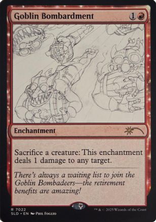 Goblin Bombardment (7022)  [Foil]  (SLD-7022) - [Secret Lair Drop Series] - Trinity Hobby