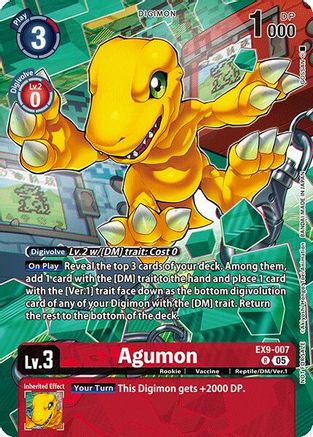 Agumon (Digital Monster Day Commemoration Event Participant) (EX9-007) - [Digimon Promotion Cards] - Trinity Hobby