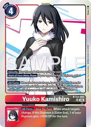 Yuuko Kamishiro (BT22-083) - [Cyber Eden] Foil - Trinity Hobby