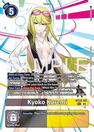 Kyoko Kuremi (BT22-101) - [Cyber Eden] Foil - Trinity Hobby