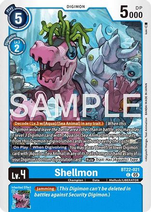 Shellmon (BT22-021) - [Cyber Eden] - Trinity Hobby