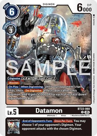 Datamon (BT22-060) - [Cyber Eden] - Trinity Hobby