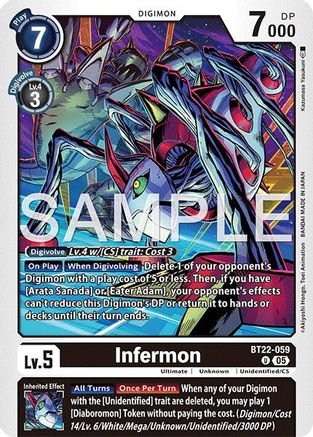 Infermon (BT22-059) - [Cyber Eden] - Trinity Hobby