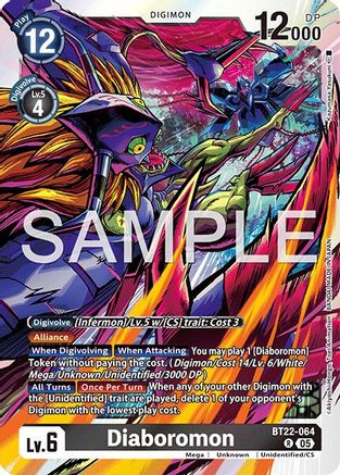 Diaboromon (BT22-064) - [Cyber Eden] Foil - Trinity Hobby