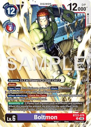 Boltmon (BT22-078) - [Cyber Eden] - Trinity Hobby
