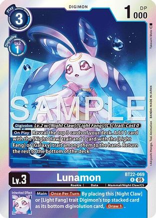 Lunamon (BT22-069) - [Cyber Eden] Foil - Trinity Hobby