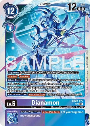 Dianamon (BT22-077) - [Cyber Eden] Foil - Trinity Hobby