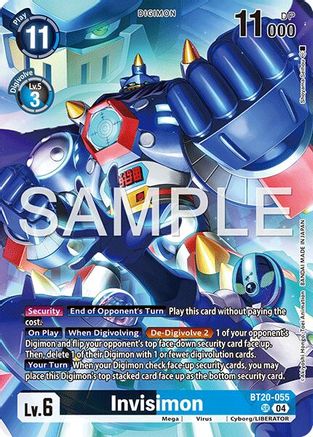 Invisimon (Digimon Liberator Debuggers Set) (BT20-055) - [Release Special Booster 2.5] Foil