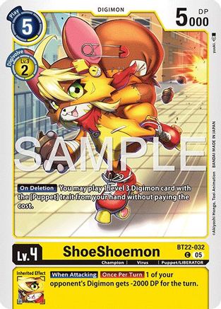 ShoeShoemon (BT22-032) - [Cyber Eden] - Trinity Hobby