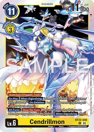 Cendrillmon (BT22-040) - [Cyber Eden] Foil - Trinity Hobby