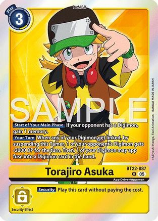 Torajiro Asuka (BT22-087) - [Cyber Eden] Foil - Trinity Hobby