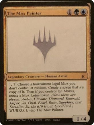 The Mox Painter  (-) - [Un-Known Event Playtest Cards] - Trinity Hobby