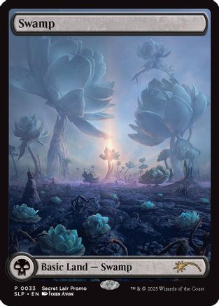 Swamp (0033)  [Foil]  (SLP-033) - [Secret Lair Showdown] - Trinity Hobby