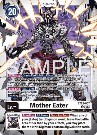 Mother Eater (BT22-007) - [Cyber Eden] - Trinity Hobby