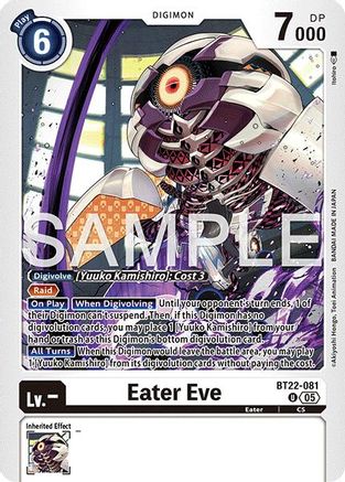 Eater Eve (BT22-081) - [Cyber Eden] - Trinity Hobby