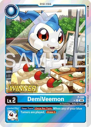 DemiVeemon (Store Tournament 2025 Vol.3 Winner Pack) (P-188) - [Digimon Promotion Cards] Foil
