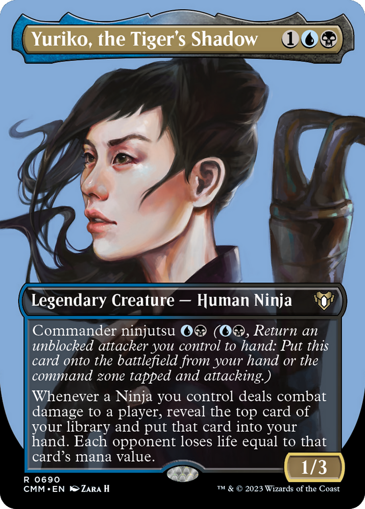 Yuriko, the Tiger's Shadow (Borderless Profile) [Commander Masters] - Trinity Hobby