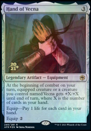 Hand of Vecna [Dungeons & Dragons: Adventures in the Forgotten Realms Prerelease Promos] - Trinity Hobby