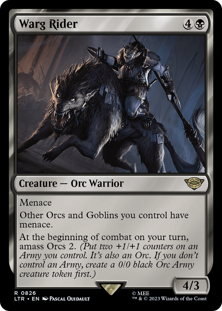 Warg Rider [The Lord of the Rings: Tales of Middle-Earth] - Trinity Hobby