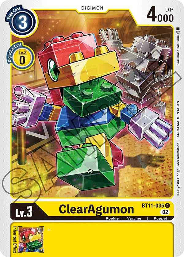 ClearAgumon [BT11-035] [Phase dimensionnelle] 