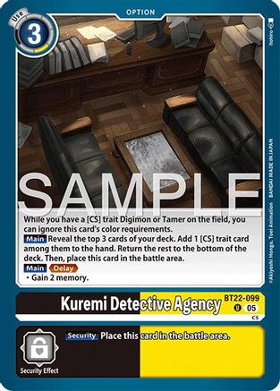 Kuremi Detective Agency (BT22-099) - [Cyber Eden] - Trinity Hobby