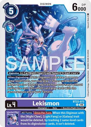 Lekismon (BT22-072) - [Cyber Eden] - Trinity Hobby