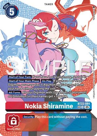 Nokia Shiramine (SP) (BT22-084) - [Cyber Eden] Foil - Trinity Hobby