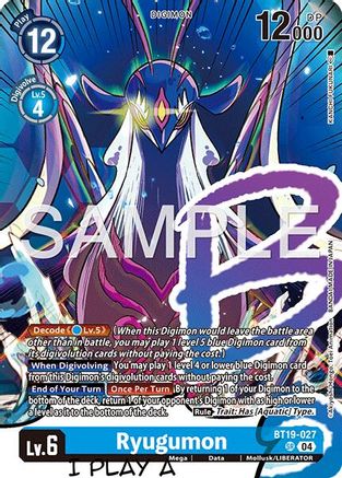 Ryugumon (Digimon Liberator Debuggers Set) (BT19-027) - [Release Special Booster 2.0] Foil