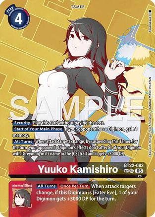 Yuuko Kamishiro (SP) (BT22-083) - [Cyber Eden] Foil