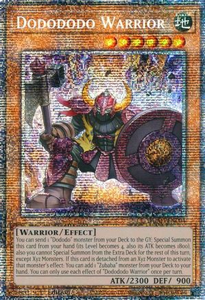 Dodododo Warrior (Starlight Rare) [DUAD-EN004] - Duelist's Advance 1st Edition - Starlight Rare - Trinity Hobby