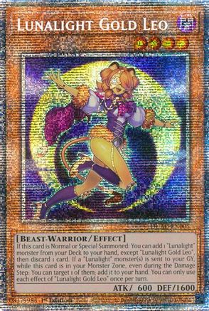 Lunalight Gold Leo (Starlight Rare) [DUAD-EN005] - Duelist's Advance 1st Edition - Starlight Rare - Trinity Hobby