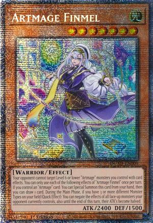 Artmage Finmel (Starlight Rare) [DUAD-EN009] - Duelist's Advance 1st Edition - Starlight Rare - Trinity Hobby