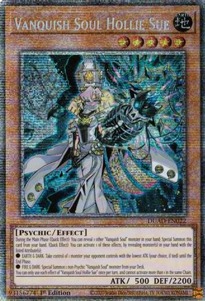 Vanquish Soul Hollie Sue (Starlight Rare) [DUAD-EN022] - Duelist's Advance 1st Edition - Starlight Rare - Trinity Hobby
