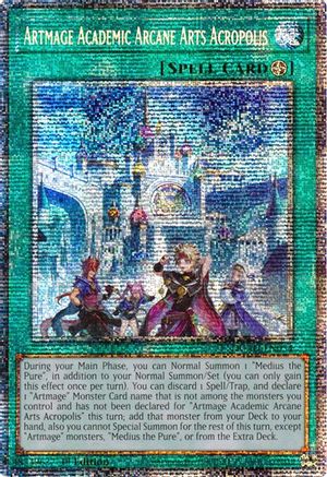 Artmage Academic Arcane Arts Acropolis (Starlight Rare) [DUAD-EN054] - Duelist's Advance 1st Edition - Starlight Rare - Trinity Hobby