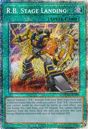 R.B. Stage Landing (Starlight Rare) [DUAD-EN096] - Duelist's Advance 1st Edition - Starlight Rare - Trinity Hobby