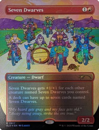 Seven Dwarves (0817)  [Foil]  (SLD-817) - [Secret Lair Drop Series] - Trinity Hobby