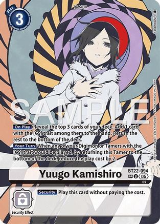 Yuugo Kamishiro (SP) (BT22-094) - [Cyber Eden] Foil - Trinity Hobby