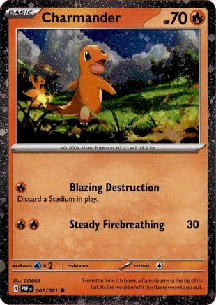 Charmander (Cosmos Holo) - (007/091) Holofoil [Miscellaneous Cards & Products]