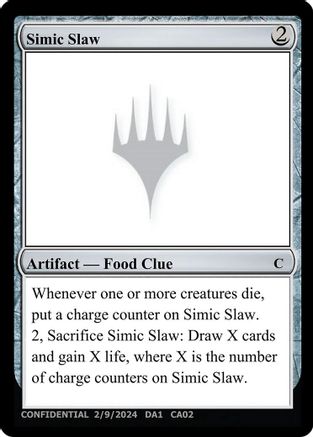 Simic Slaw  (-) - [Un-Known Event Playtest Cards] - Trinity Hobby