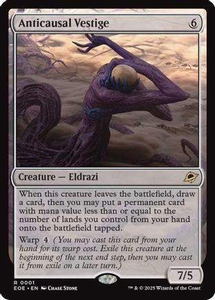 Anticausal Vestige  [Foil]  (EOE-001) - [Edge of Eternities] - Trinity Hobby