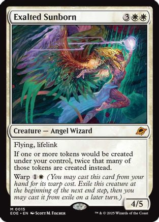 Exalted Sunborn  [Foil]  (EOE-015) - [Edge of Eternities] - Trinity Hobby