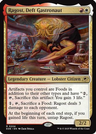 Ragost, Deft Gastronaut  [Foil]  (EOE-224) - [Edge of Eternities] - Trinity Hobby