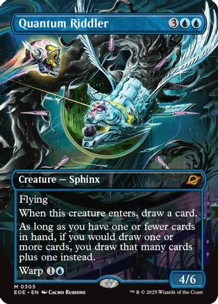 Quantum Riddler (Borderless)  (EOE-305) - [Edge of Eternities] - Trinity Hobby
