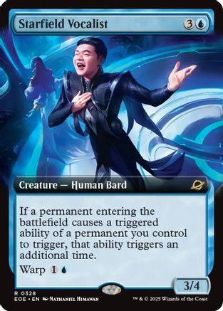 Starfield Vocalist (Extended Art)  (EOE-328) - [Edge of Eternities] - Trinity Hobby