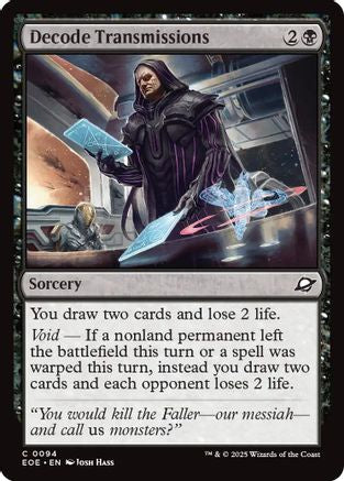 Decode Transmissions  [Foil]  (EOE-094) - [Edge of Eternities] - Trinity Hobby