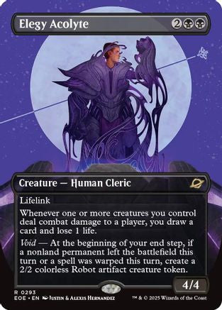 Elegy Acolyte (Borderless)  (EOE-293) - [Edge of Eternities] - Trinity Hobby