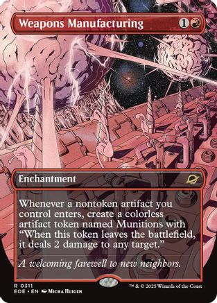 Weapons Manufacturing (Borderless)  (EOE-311) - [Edge of Eternities] - Trinity Hobby