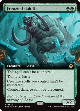 Frenzied Baloth (Extended Art)  [Foil]  (EOE-342) - [Edge of Eternities] - Trinity Hobby