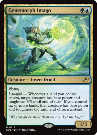 Genemorph Imago  [Foil]  (EOE-217) - [Edge of Eternities] - Trinity Hobby